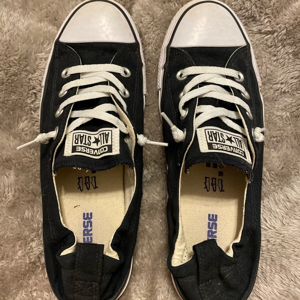 Black slip on Converse All Stars